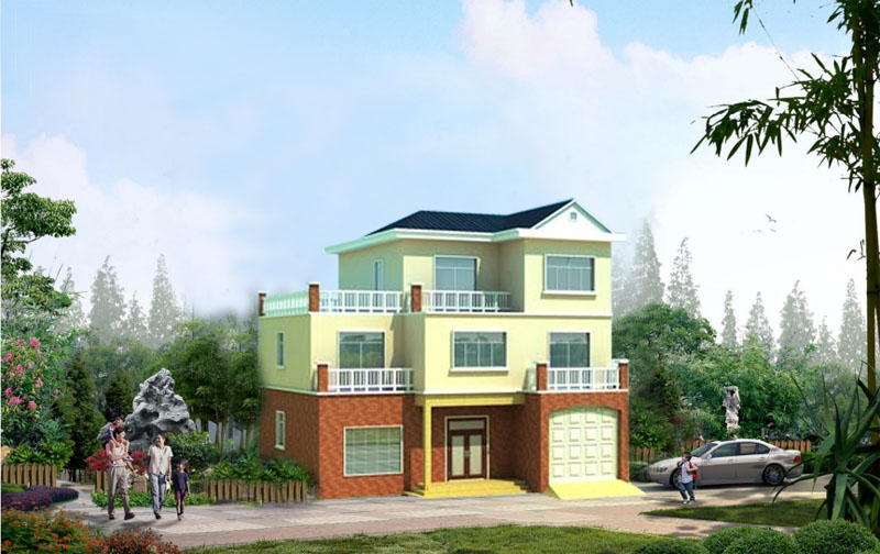 經(jīng)典小三屋別墅戶型推薦 帶平面圖(圖1) 三層別墅戶型