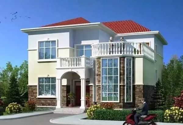 一棟浪漫法式輕鋼別墅設(shè)計(jì)案例(圖1) 睿婕輕鋼別墅