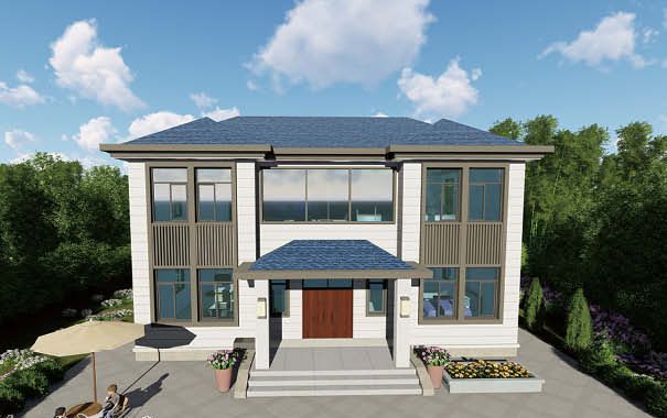 三世同堂就建輕鋼別墅(圖2) 睿婕輕鋼別墅