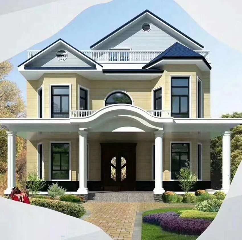 睿婕輕鋼別墅-雅院戶(hù)型(圖1) 睿婕輕鋼別墅