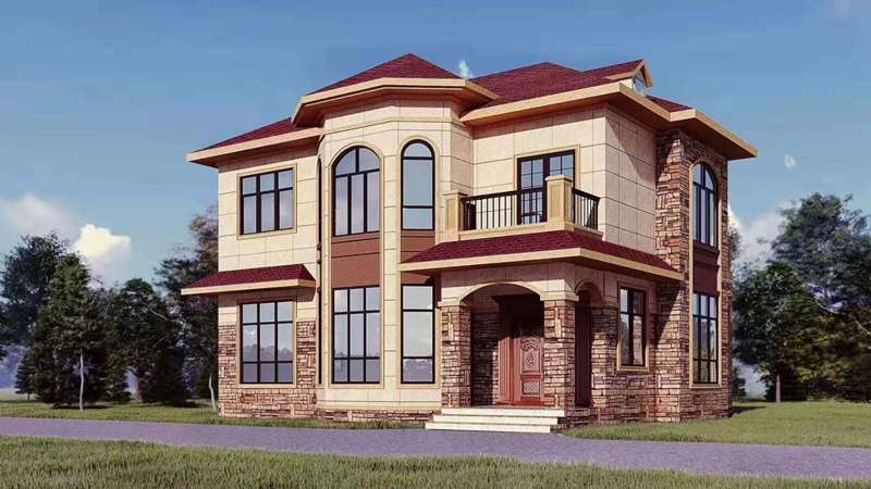 想建別墅的看過來!這才是輕鋼別墅的真面目!(圖1) 睿婕輕鋼別墅