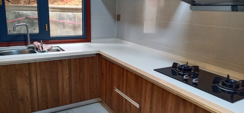 農村最便宜的建房方式是磚混或者框架結構嗎?(圖4) 輕鋼別墅廚房