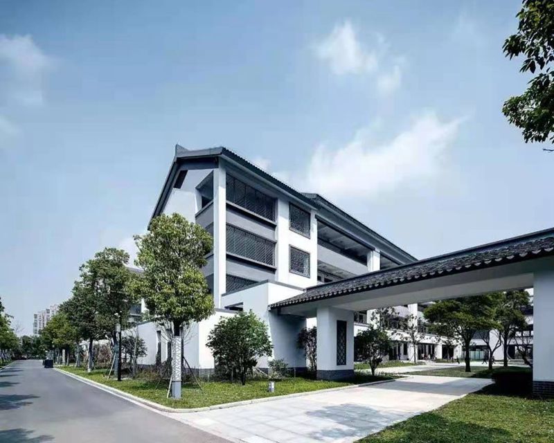 學(xué)校該有的樣子,打卡輕鋼網(wǎng)紅基地,“新中式”學(xué)校建筑(圖6) 睿婕輕鋼別墅