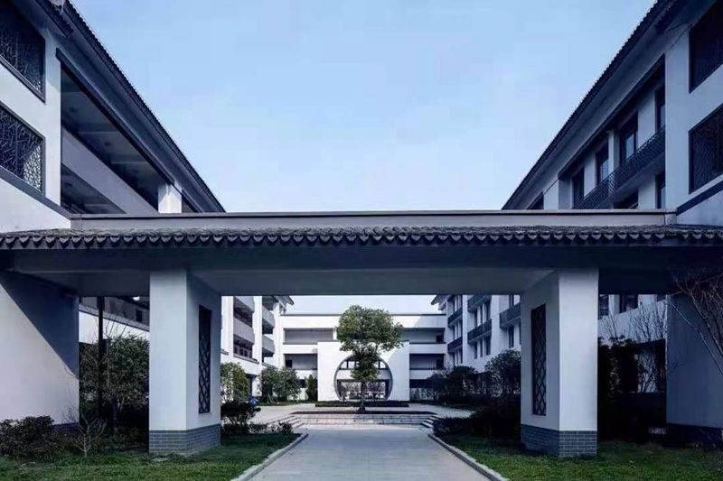 學(xué)校該有的樣子,打卡輕鋼網(wǎng)紅基地,“新中式”學(xué)校建筑(圖8) 睿婕輕鋼別墅