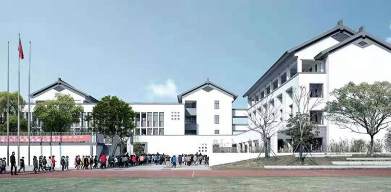 學(xué)校該有的樣子,打卡輕鋼網(wǎng)紅基地,“新中式”學(xué)校建筑(圖14) 睿婕輕鋼別墅