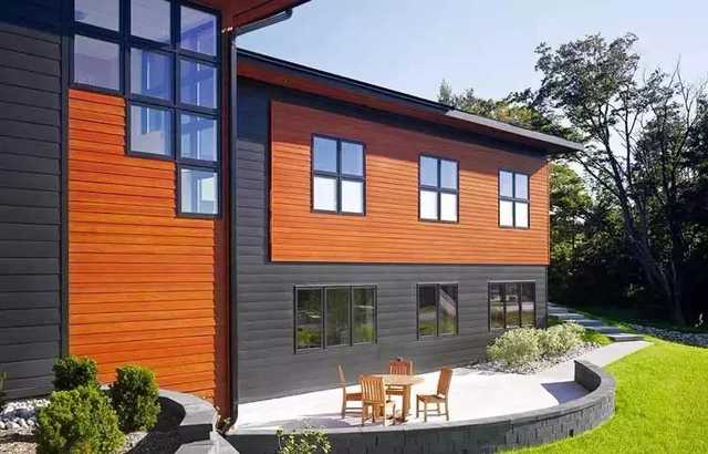 輕鋼別墅外墻用哪種材料?看到你能找到答案(圖1) 睿婕輕鋼別墅