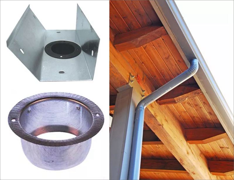 常見的輕鋼落水系統(tǒng),千萬莫輕視!解析落水管的6種連接方案(圖8) 睿婕輕鋼別墅