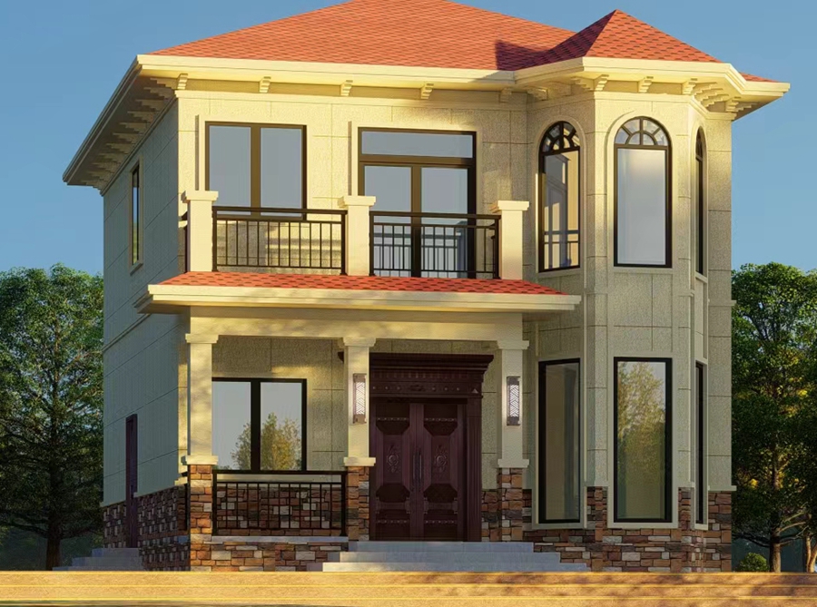 美麗鄉村 | 打破傳統,用輕鋼別墅構建農家新景象!(圖3) 美麗鄉村 | 打破傳統,用輕鋼別墅構建農家新景象!(圖3)